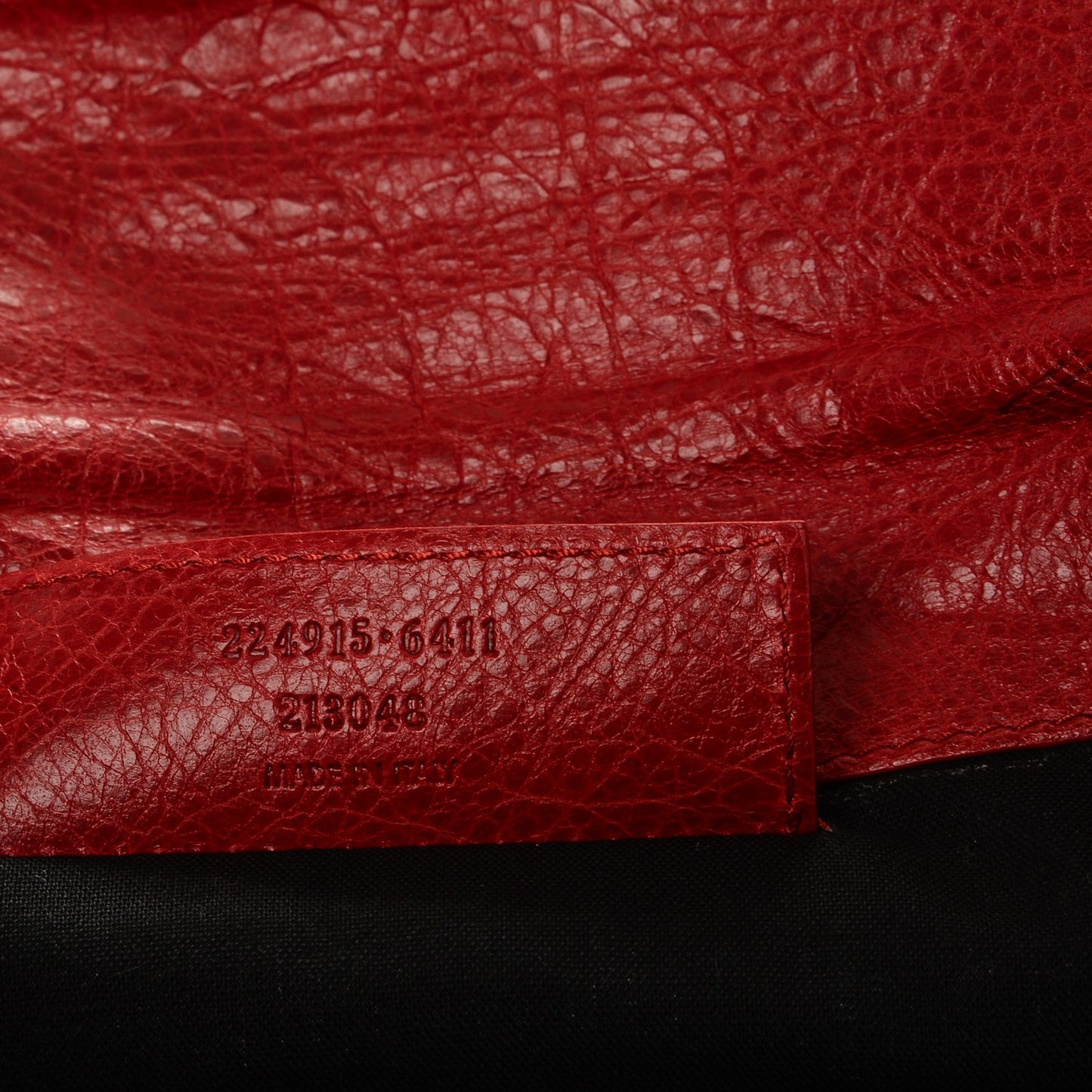 Agneau Classic Hardware Envelope Clutch Rouge Coquelicot