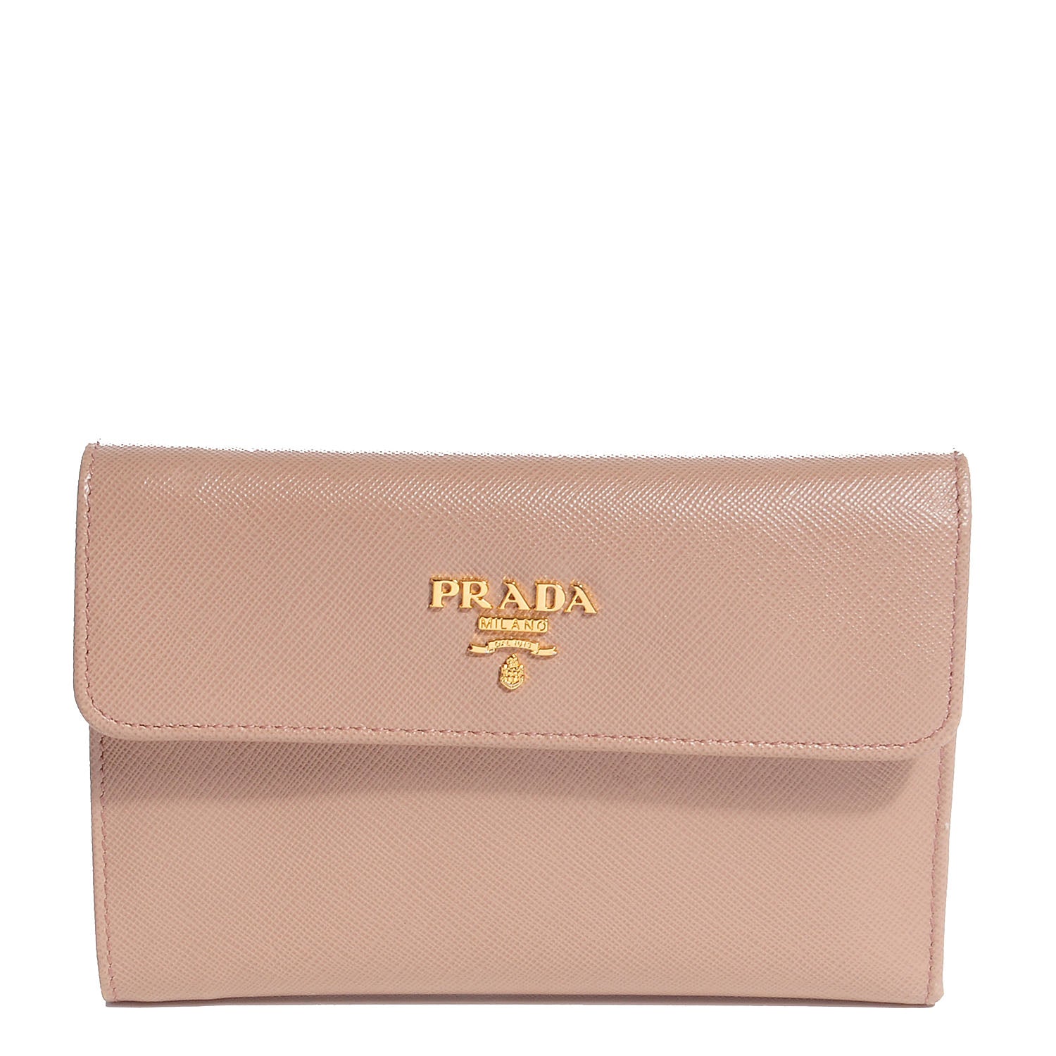 Prada Saffiano Multicolor Wallet Cammeo Platino 1 of 18