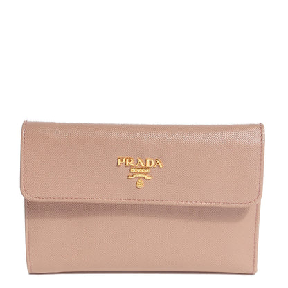 Prada Saffiano Multicolor Wallet Cammeo Platino 1 of 18