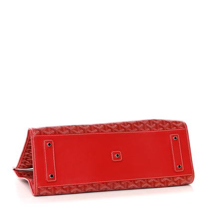 Goyard Goyardine Marquises Tote Red 4 of 10