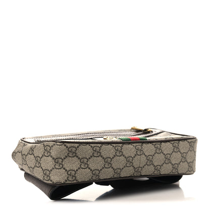 Gucci Soft GG Supreme Monogram Medium Ophidia Belt Bag Dark Brown 4 of 10