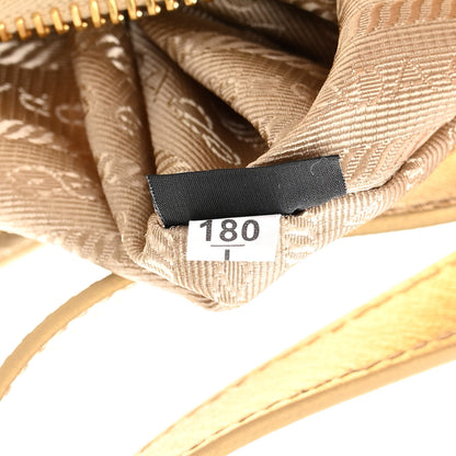 Prada Saffiano Lux Mini Re-Edition Shoulder Bag Platino 8 of 13