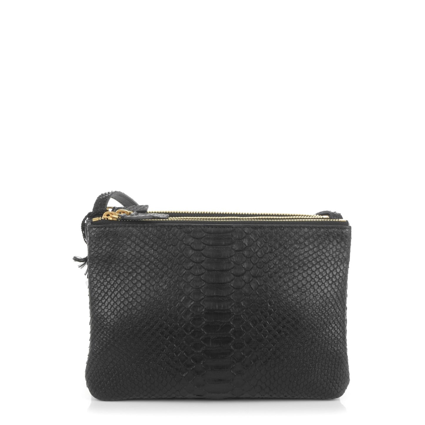 Python Small Trio Crossbody Bag Black