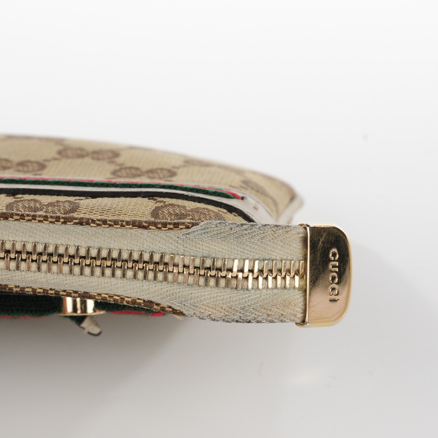 Gucci Monogram Mayfair Wristlet Off White 8 of 10
