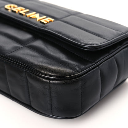 Celine Goatskin Matelasse Chain Shoulder Bag Black 8 of 8