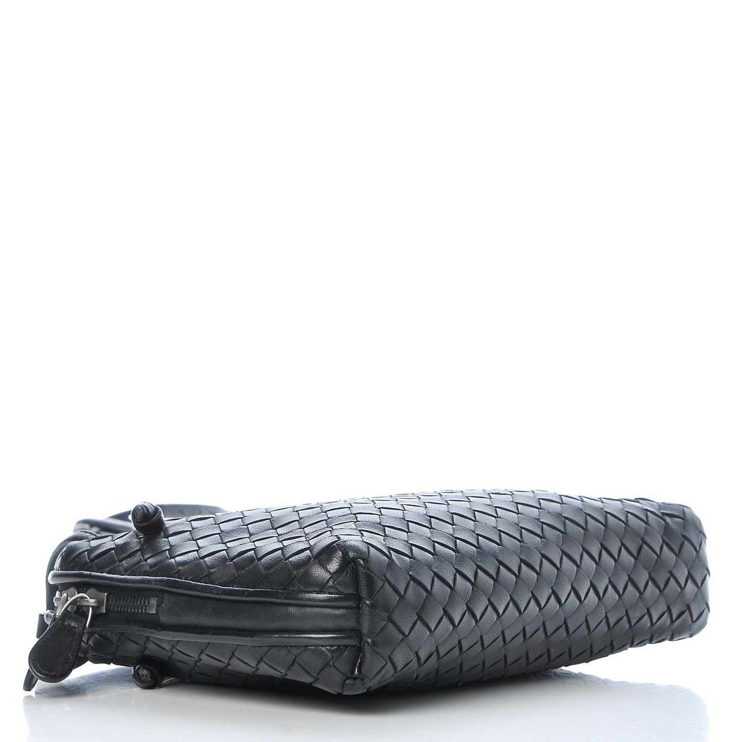 Nappa Intrecciato Pillow Crossbody Messenger Nero Black