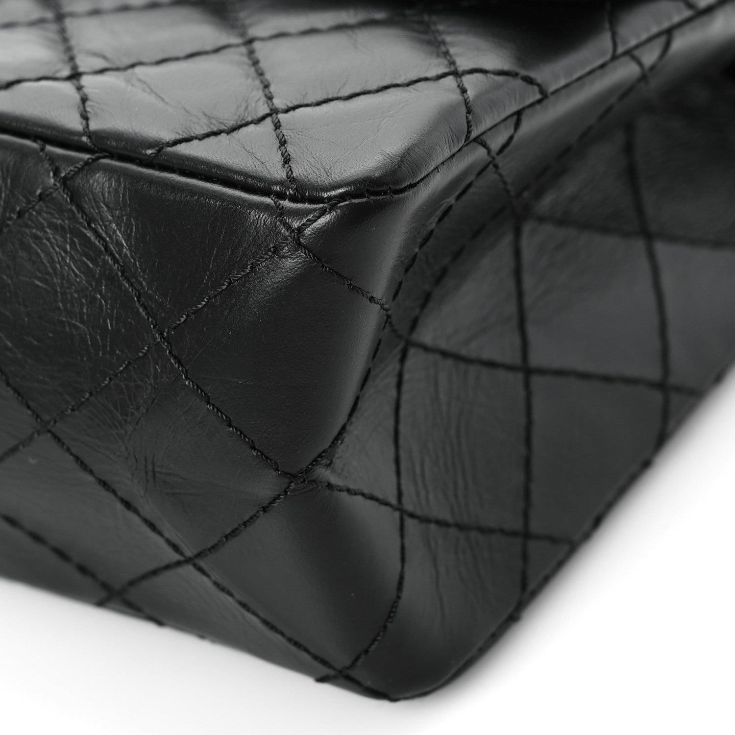 Chanel Aged Calfskin Quilted 2.55 Reissue 225 Flap Black 8 of 8