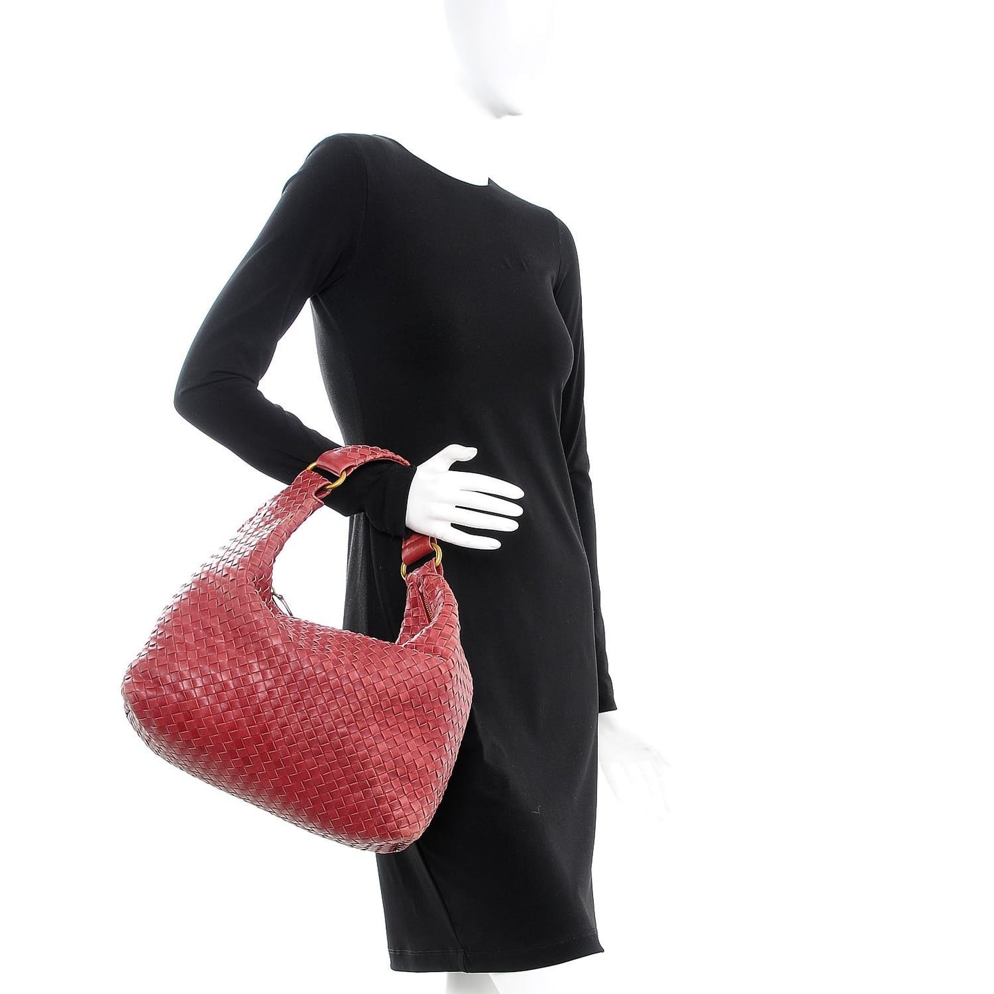 Nappa Intrecciato Pyramid Hobo