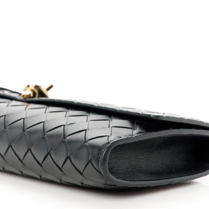 Bottega Veneta Nappa Intrecciato Long Andiamo Top Handle Clutch Black 10 of 10