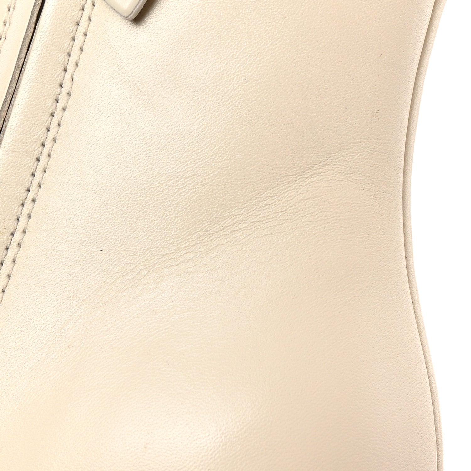 Gucci Kensington Calfskin Nappa GG Supreme Monogram Womens Double Buckle Ankle Boots 36.5 Mystic White Beige 11 of 16