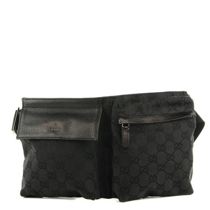 Gucci Monogram Belt Bag Black 1 of 9