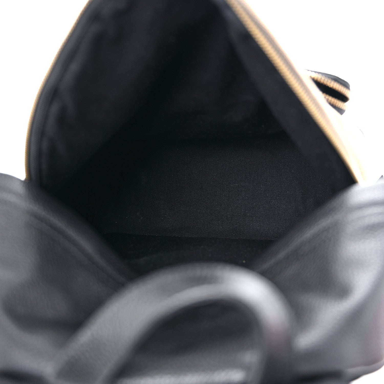 Burberry Mega Check Calfskin Abbeydale Simple Backpack Black Camel 5 of 7