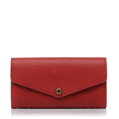 Louis Vuitton Empreinte Sarah Wallet NM Cherry 1 of 7