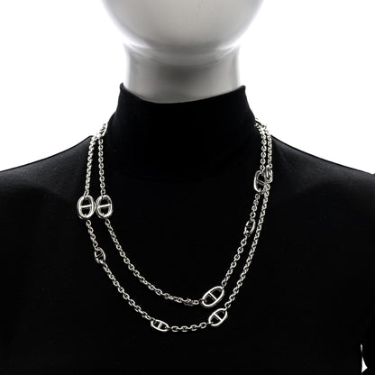 Hermes Sterling Silver Farandole Necklace 120 2 of 5