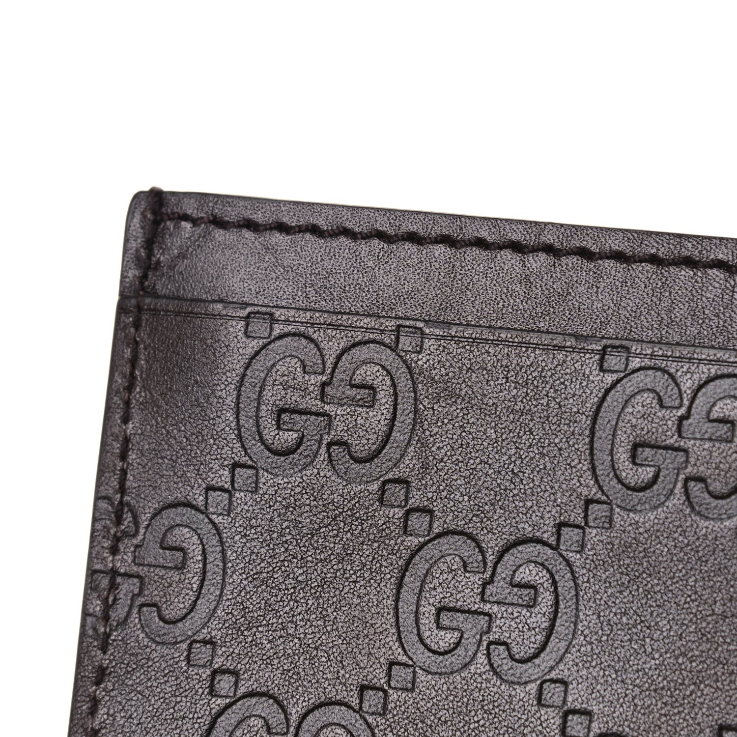 Gucci Guccissima Card Holder Brown 9 of 9