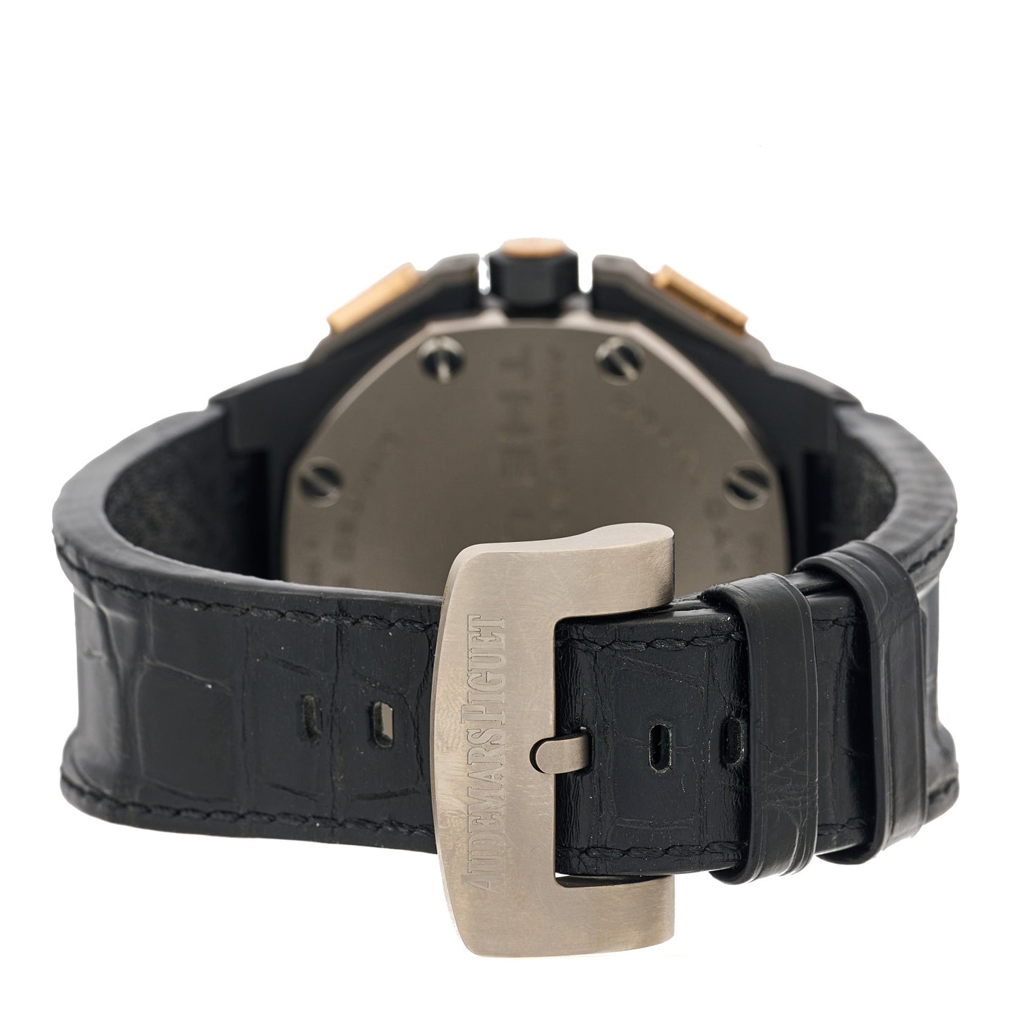 Ceramic Alligator 48mm Royal Oak Offshore Legacy Arnold Automatic Watch Black 26378IO.OO.A001KE.01