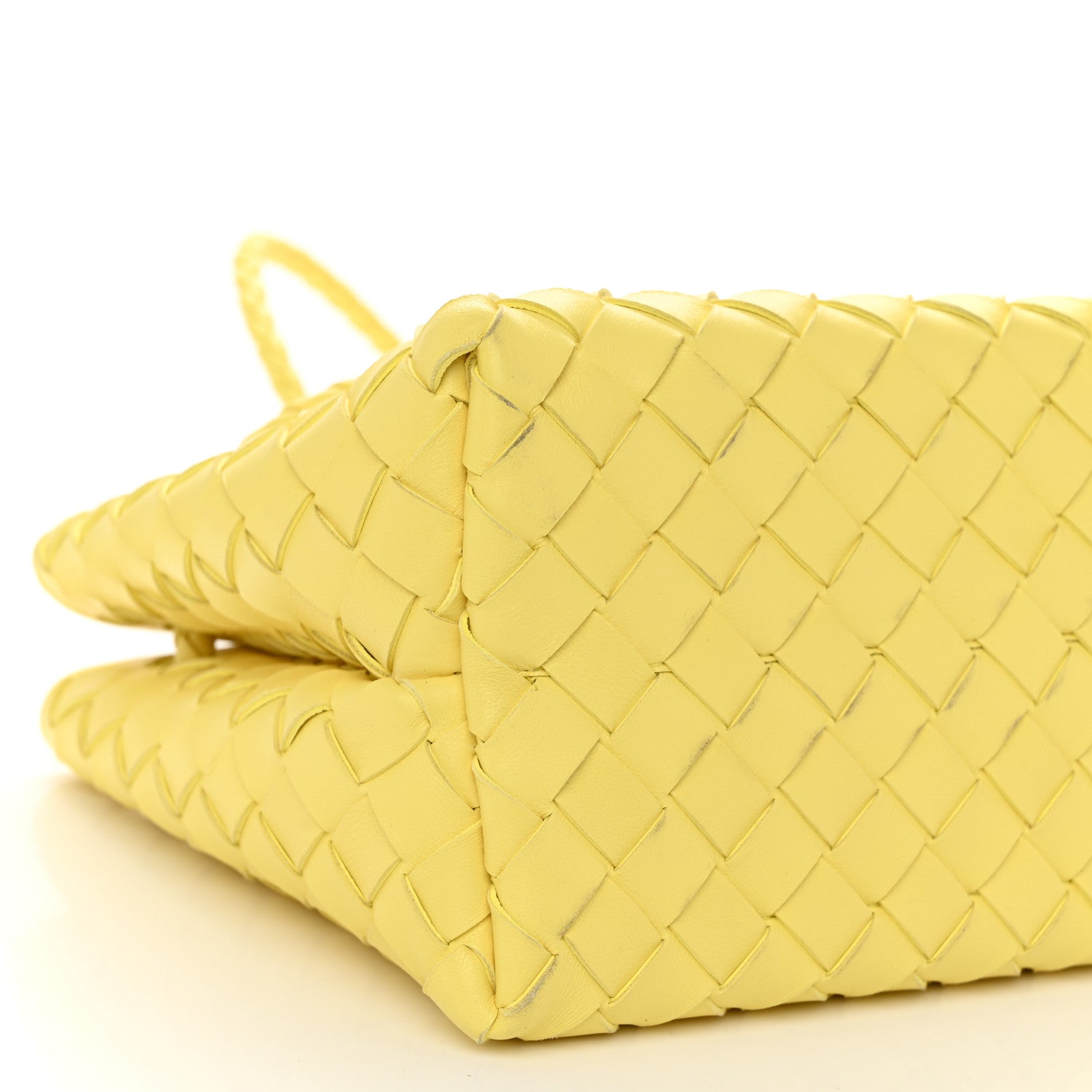 Bottega Veneta Nappa Intrecciato Small East West Andiamo Shoulder Bag Sherbert 10 of 11