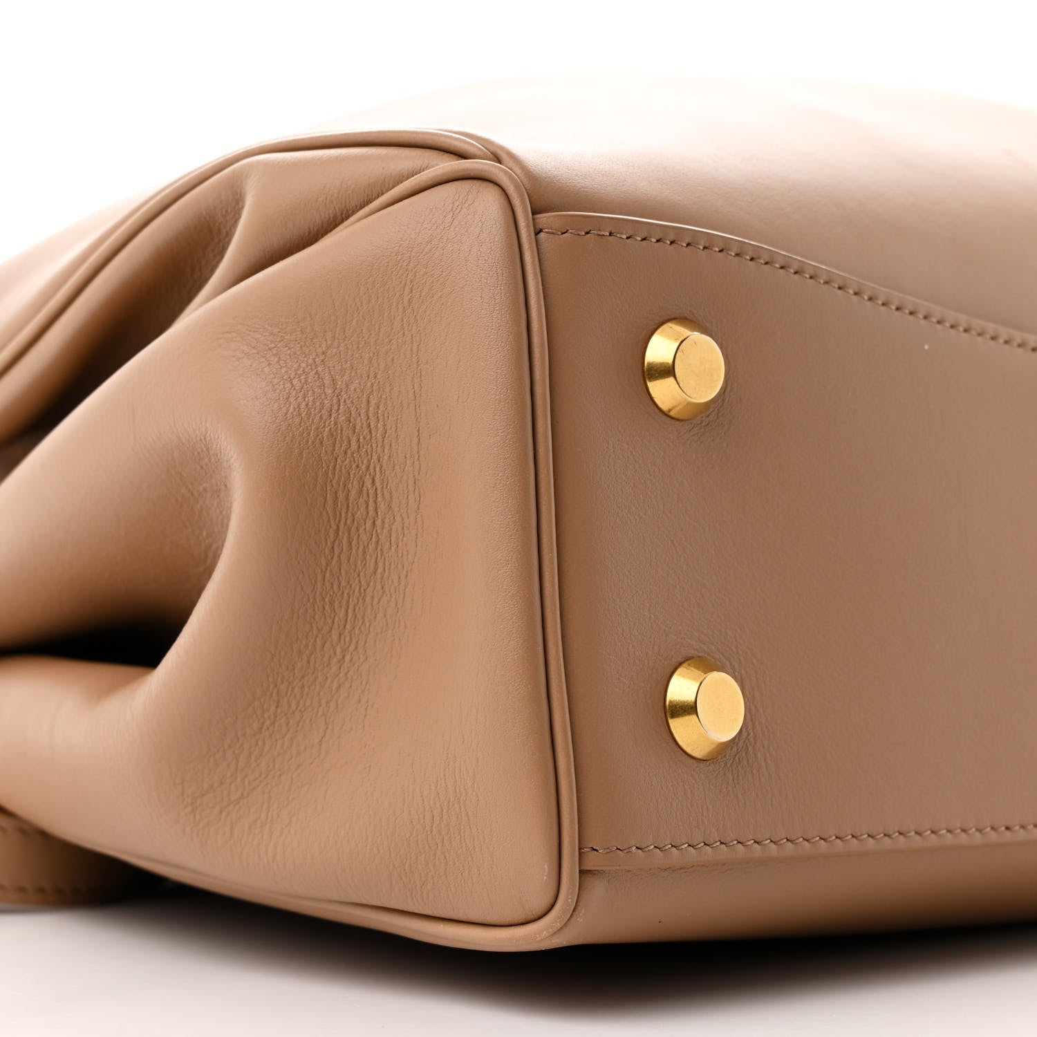 Balenciaga Smooth Calfskin Medium Rodeo Top Handle Handbag Latte 10 of 12