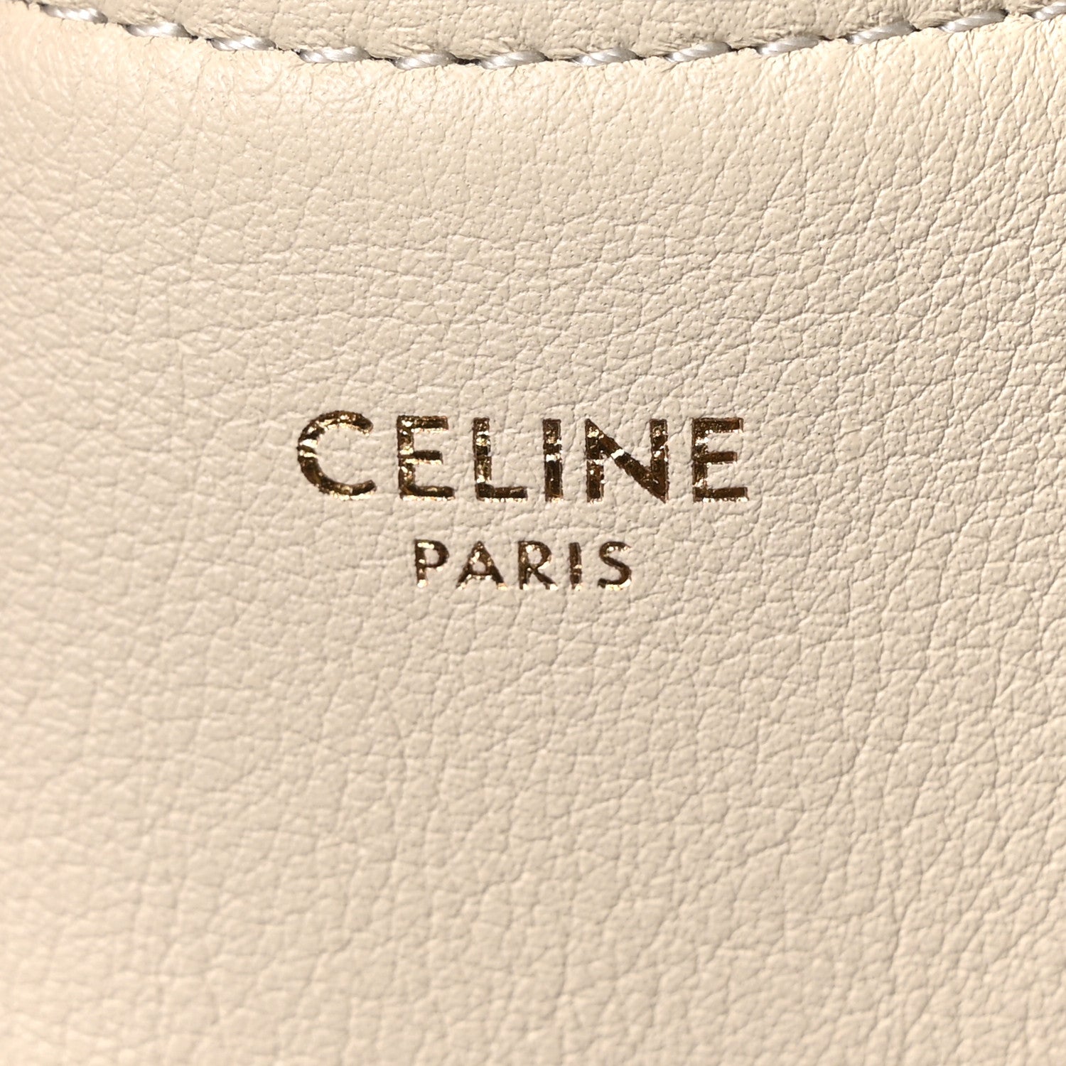 Celine Supple Grained Calfskin Teen Lulu Shoulder Bag Rice 6 of 11
