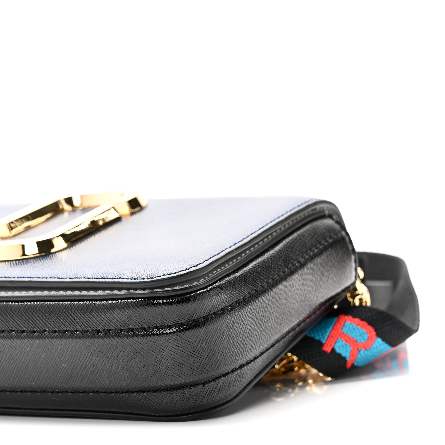 Marc Jacobs Saffiano Hip Shot Belt Bag Blue Sea Multicolor 10 of 10