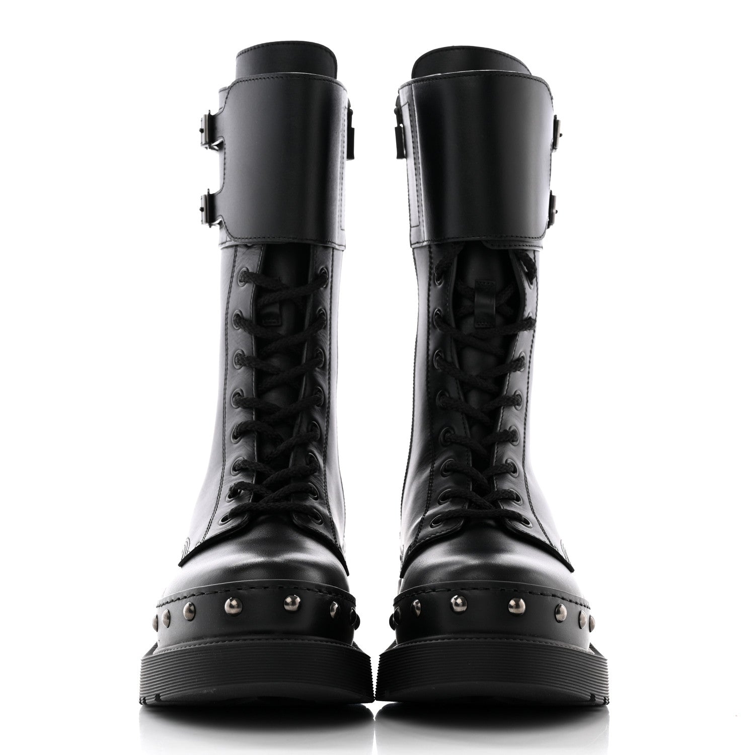Christian Dior Calfskin Diorquake 25mm Combat Boots 36 Black 2 of 15