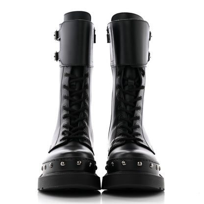 Christian Dior Calfskin Diorquake 25mm Combat Boots 36 Black 2 of 15