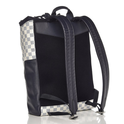 Louis Vuitton Damier Coastline Azur Matchpoint Backpack Black 3 of 7