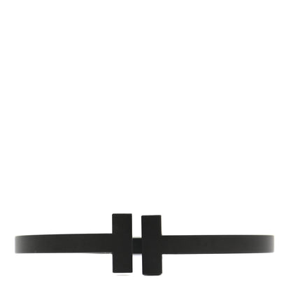 Tiffany Black-Coated Stainless Steel T Square Bracelet 1 of 4