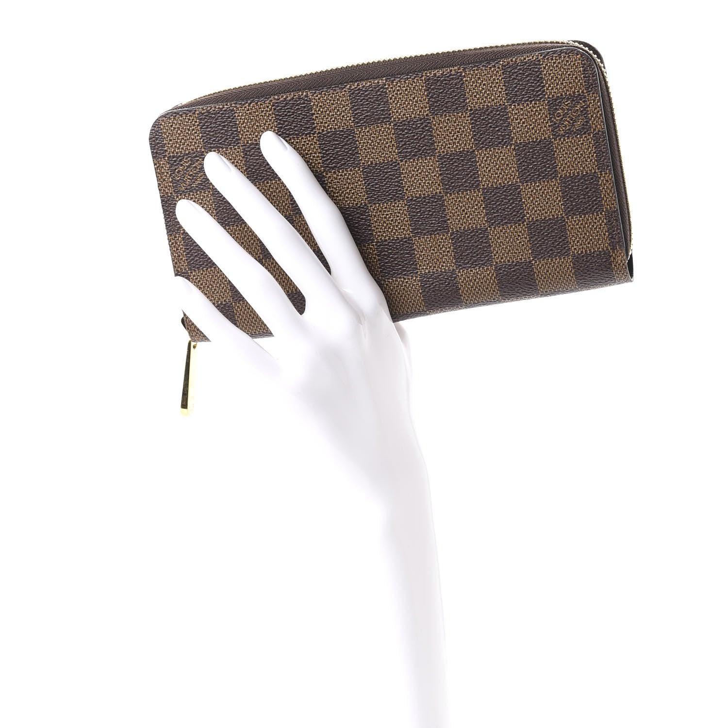 Louis Vuitton Damier Ebene Zippy Wallet 2 of 10