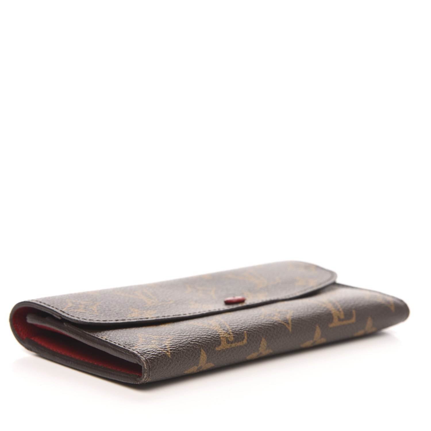 Louis Vuitton Monogram Emilie Wallet Red 4 of 12