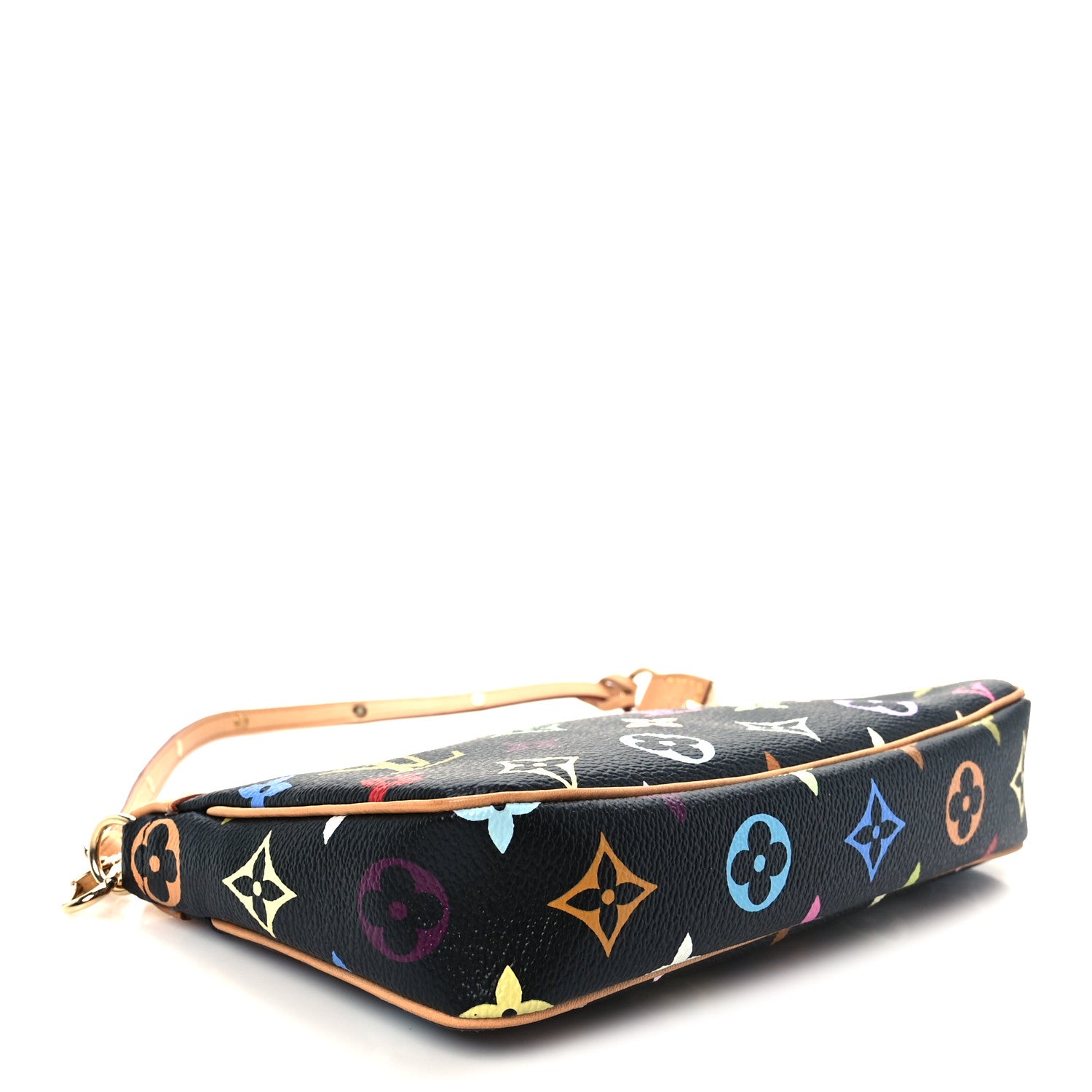 Louis Vuitton Monogram Multicolor Pochette Accessories Black 6 of 21