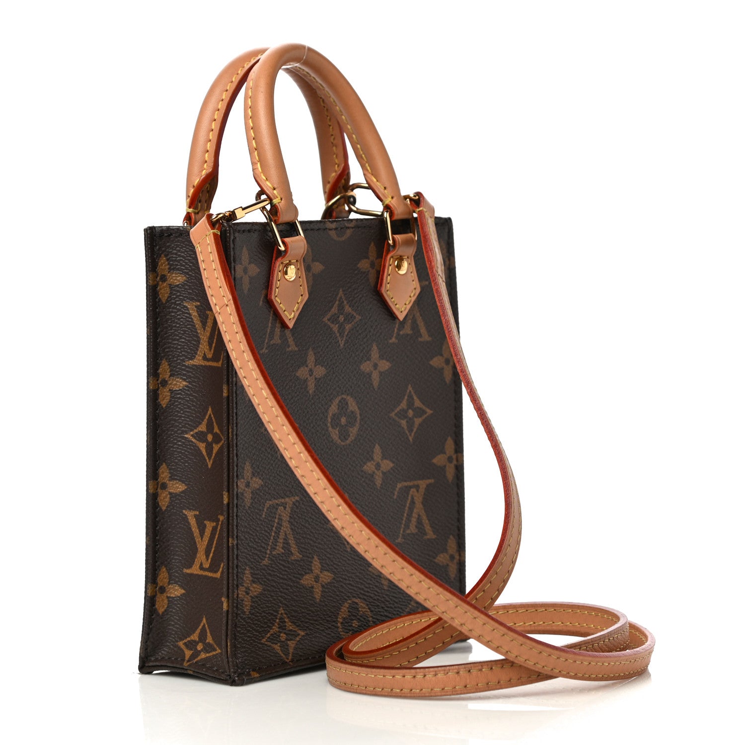 Louis Vuitton Monogram Petit Sac Plat 2 of 13