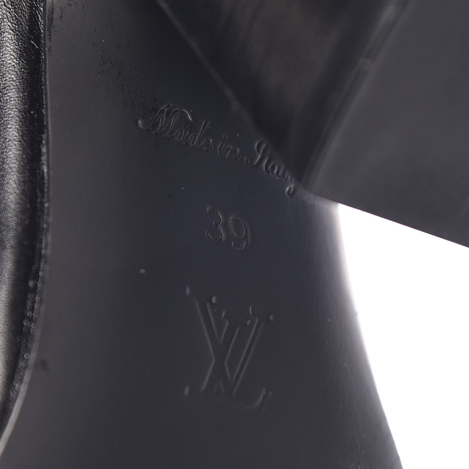 Louis Vuitton Patent Calfskin Monogram Fireball Ankle Boots 39 Black 9 of 9