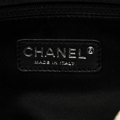 Chanel Glazed Calfskin Twisted Hobo Black 6 of 10