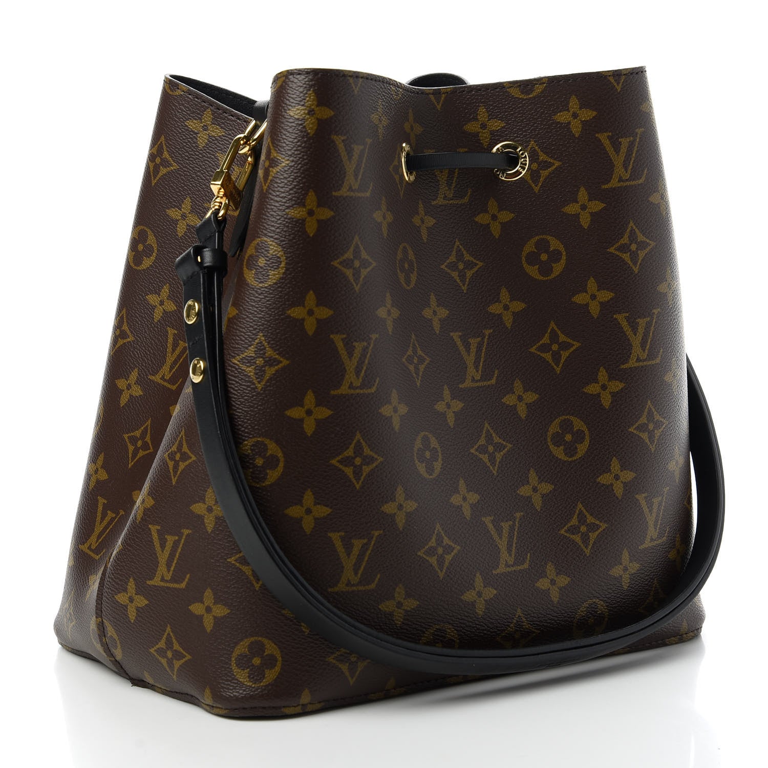 Louis Vuitton Monogram Neonoe MM Black 3 of 10