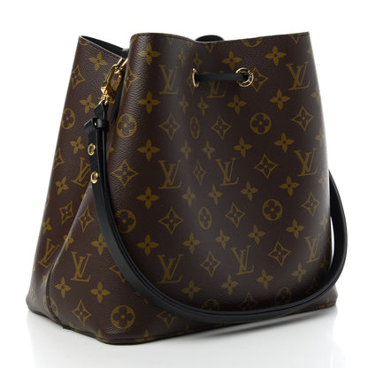 Louis Vuitton Monogram Neonoe MM Black 3 of 10