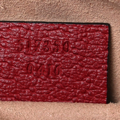 Gucci GG Supreme Monogram Flora Web Mini Ophidia Shoulder Bag Red 8 of 19