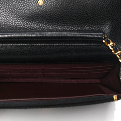 Chanel Caviar Quilted Wallet On Chain WOC Black 5 of 5