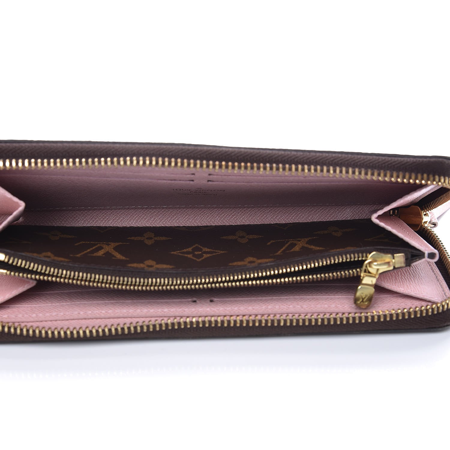 Louis Vuitton Monogram Clemence Wallet Rose Ballerine 5 of 7