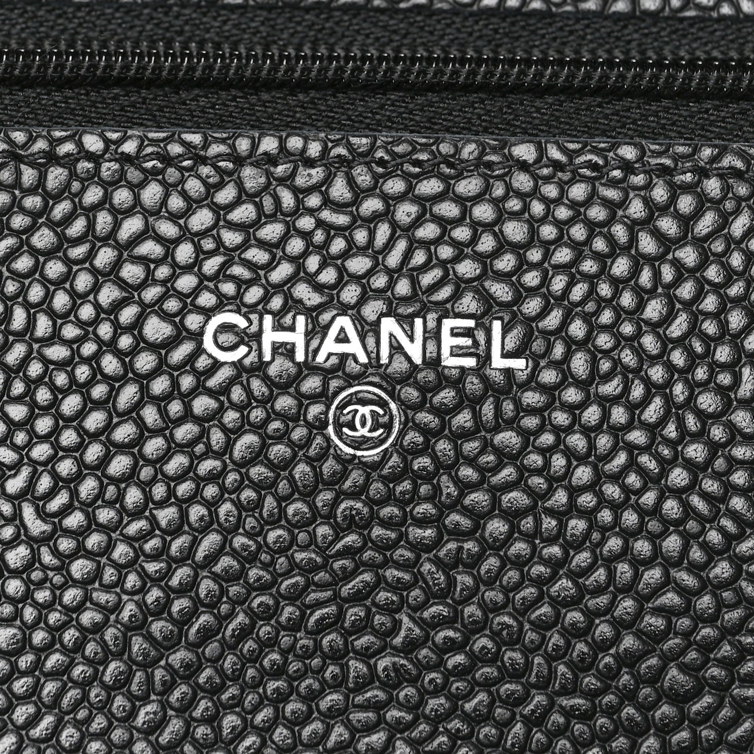 Chanel Caviar Quilted Wallet On Chain WOC Black 6 of 12