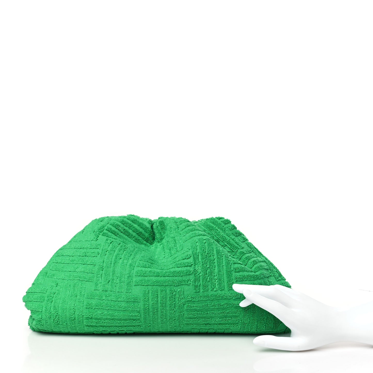 Sponge Fabric The Pouch Clutch Grass