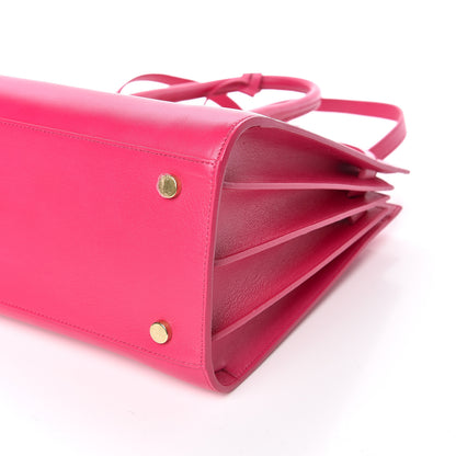 Saint Laurent Calfskin Small Sac De Jour Lipstick Fuchsia 9 of 10
