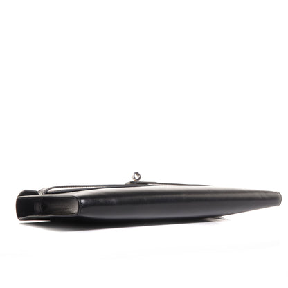 Hermes Box Kelly Cut Clutch Black 4 of 13