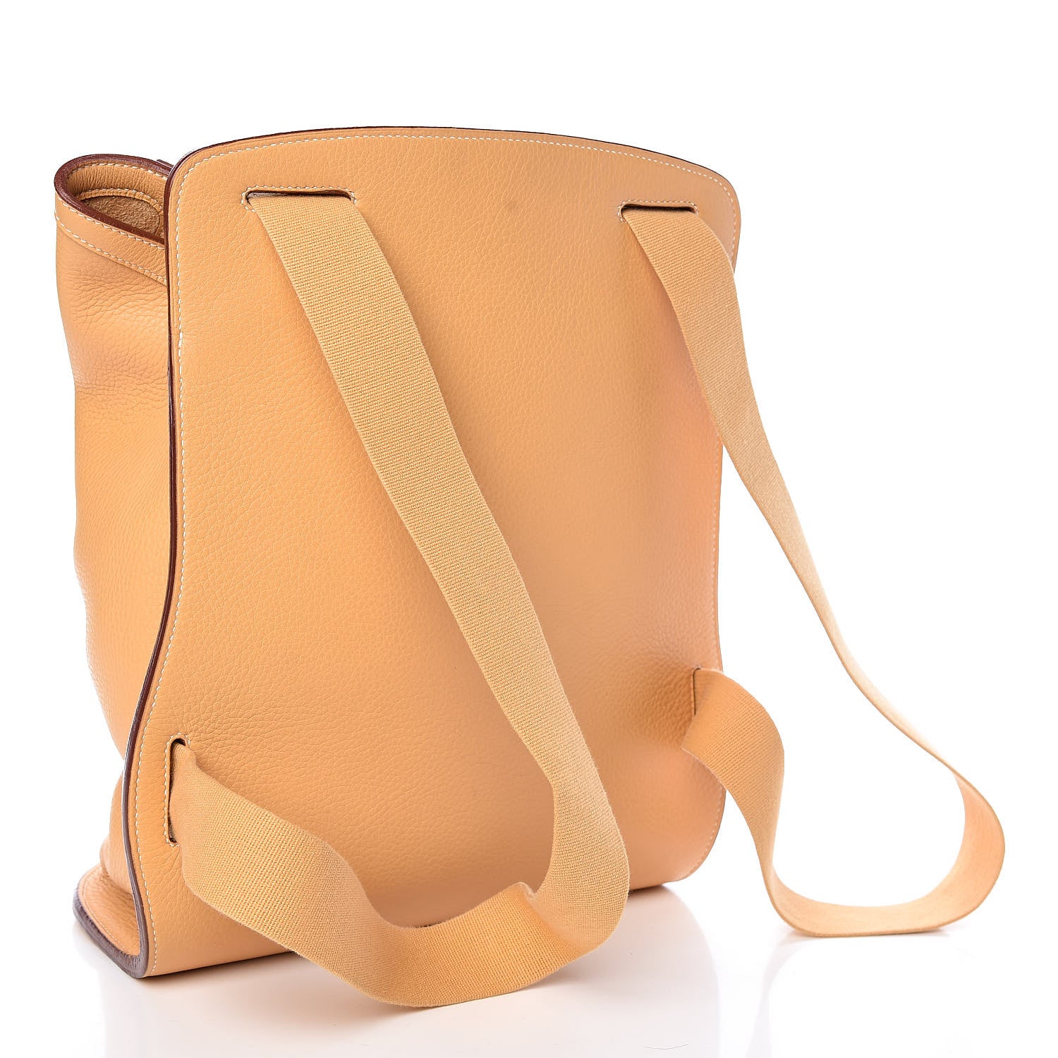 Hermes Taurillon Clemence Sherpa Backpack Sable 3 of 10