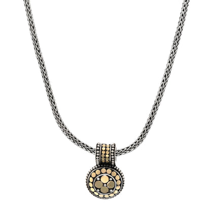 John Hardy Sterling Silver 18K Yellow Gold Dot Pendant Necklace 1 of 4