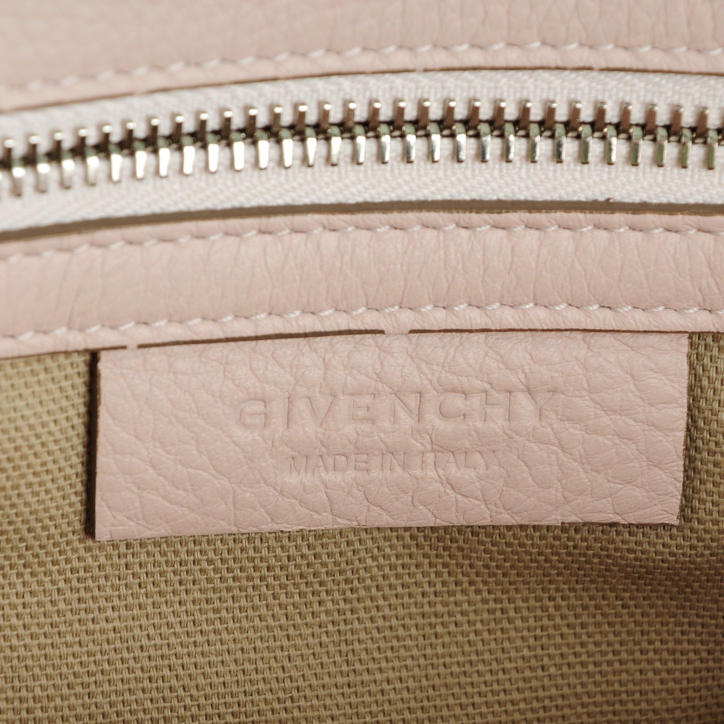 Calfskin Small Pandora Pure Flap Bag Nude Pink