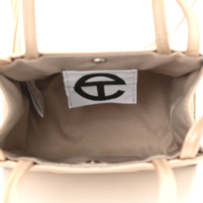 Telfar Metallic Vegan Leather Small Shopping Bag Gold 7 of 11