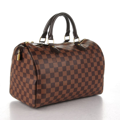 Louis Vuitton Damier Ebene Speedy 30 3 of 9