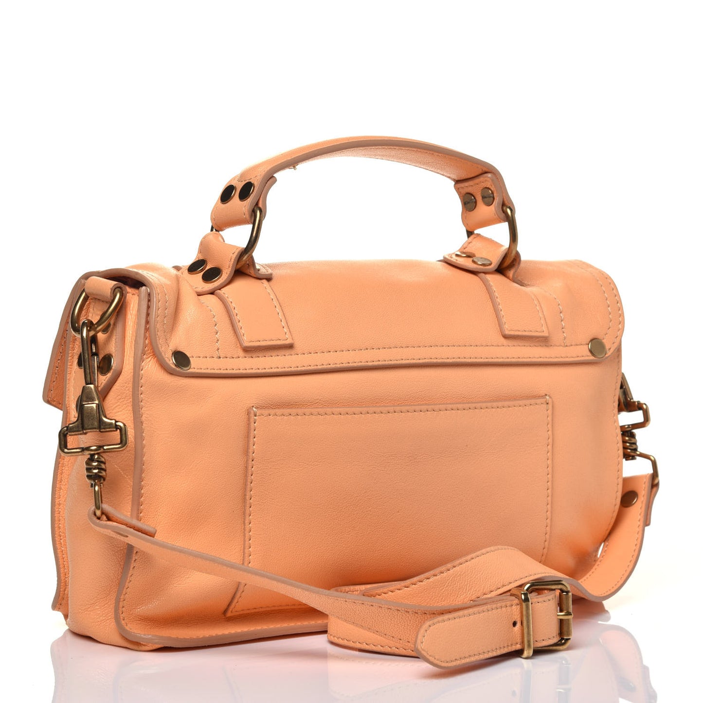 Lambskin Tiny PS1 Satchel Apricot