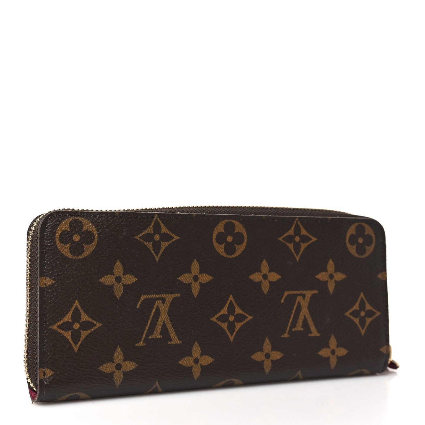 Monogram Clemence Wallet Fuchsia